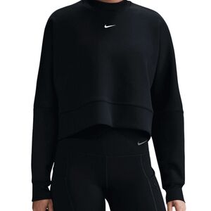 Nike Women's Running  Prima Sweatshirt Black/Cool Grey/White Size Small